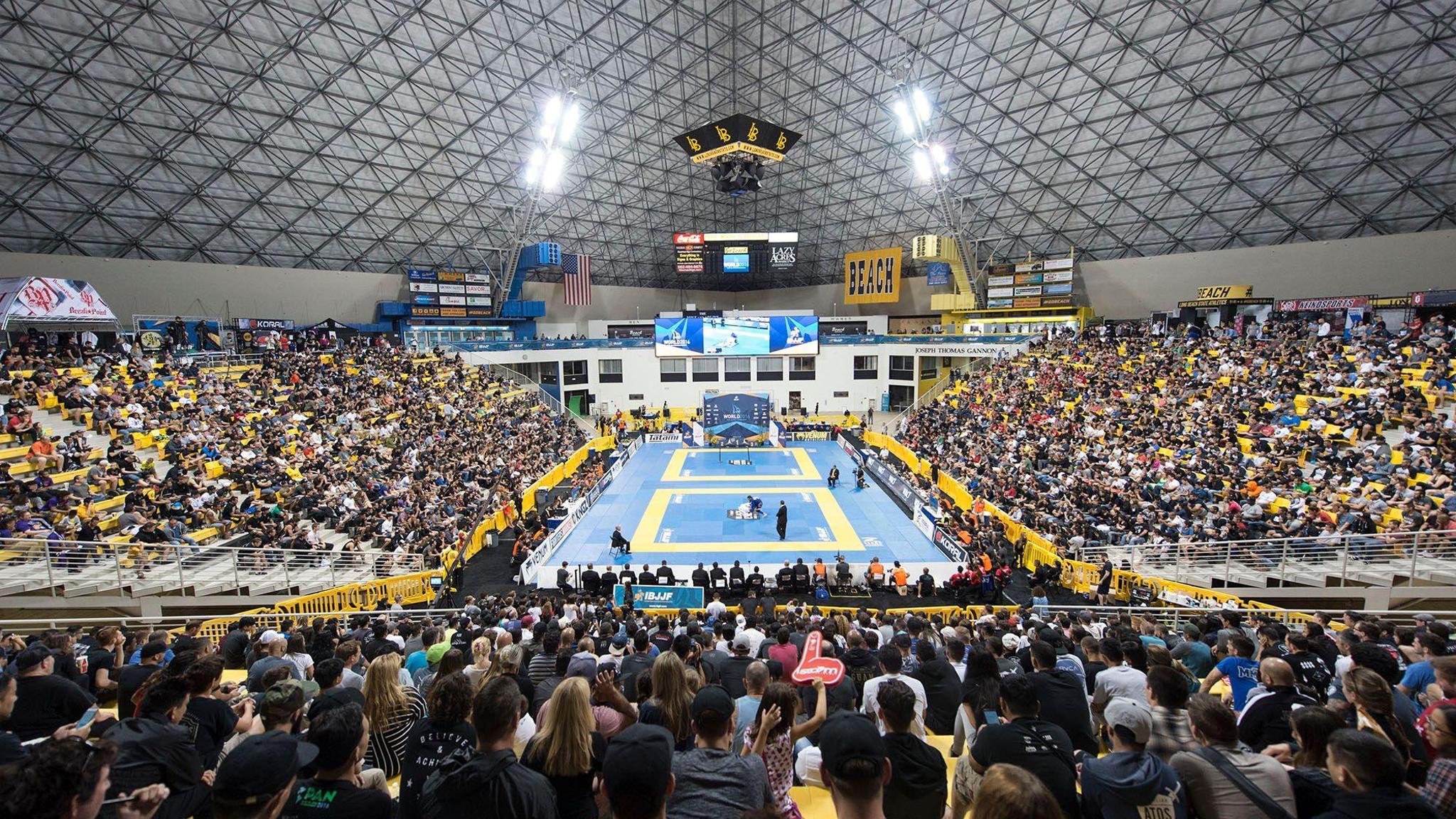 IBJJF Jiu-Jitsu competition arena