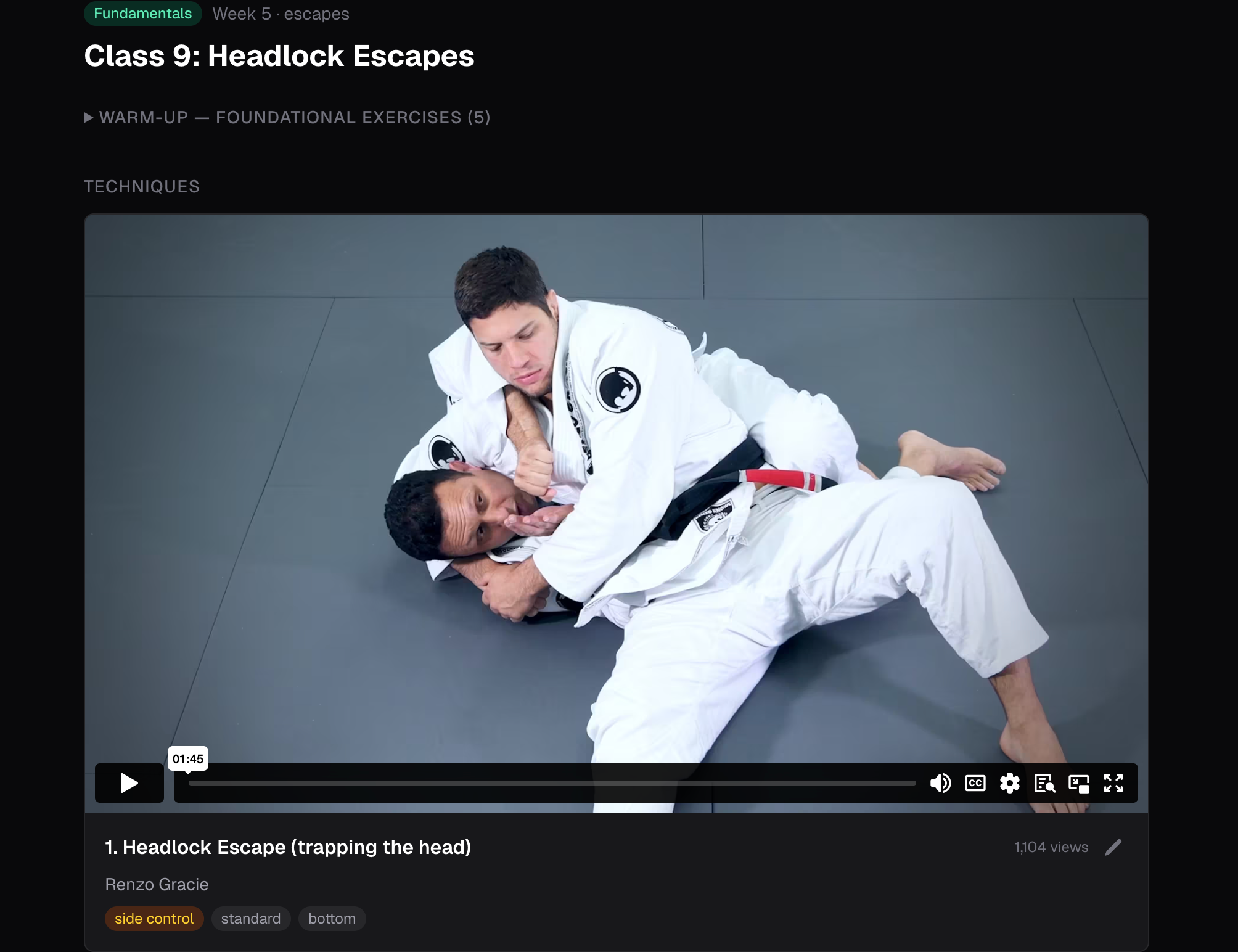 Kiso curriculum and lesson plan view